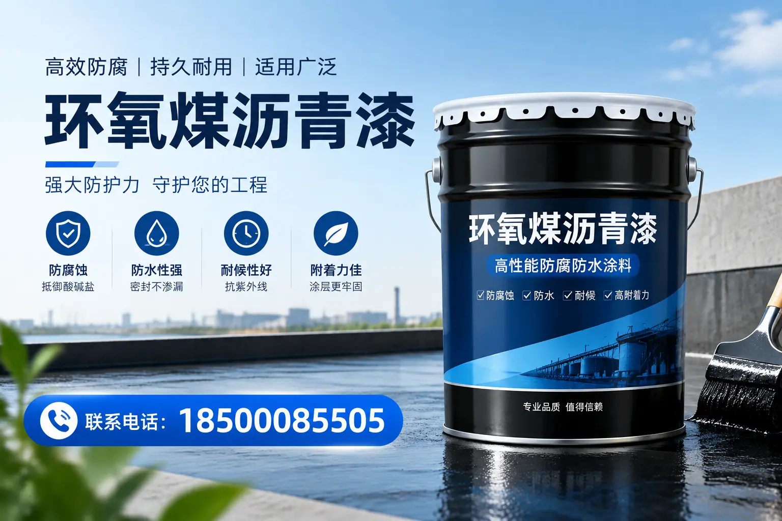 环氧煤沥青漆的施工方法详解,助力琼海企业高效完成项目